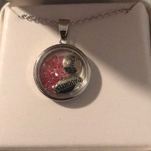 Mother daughter necklace